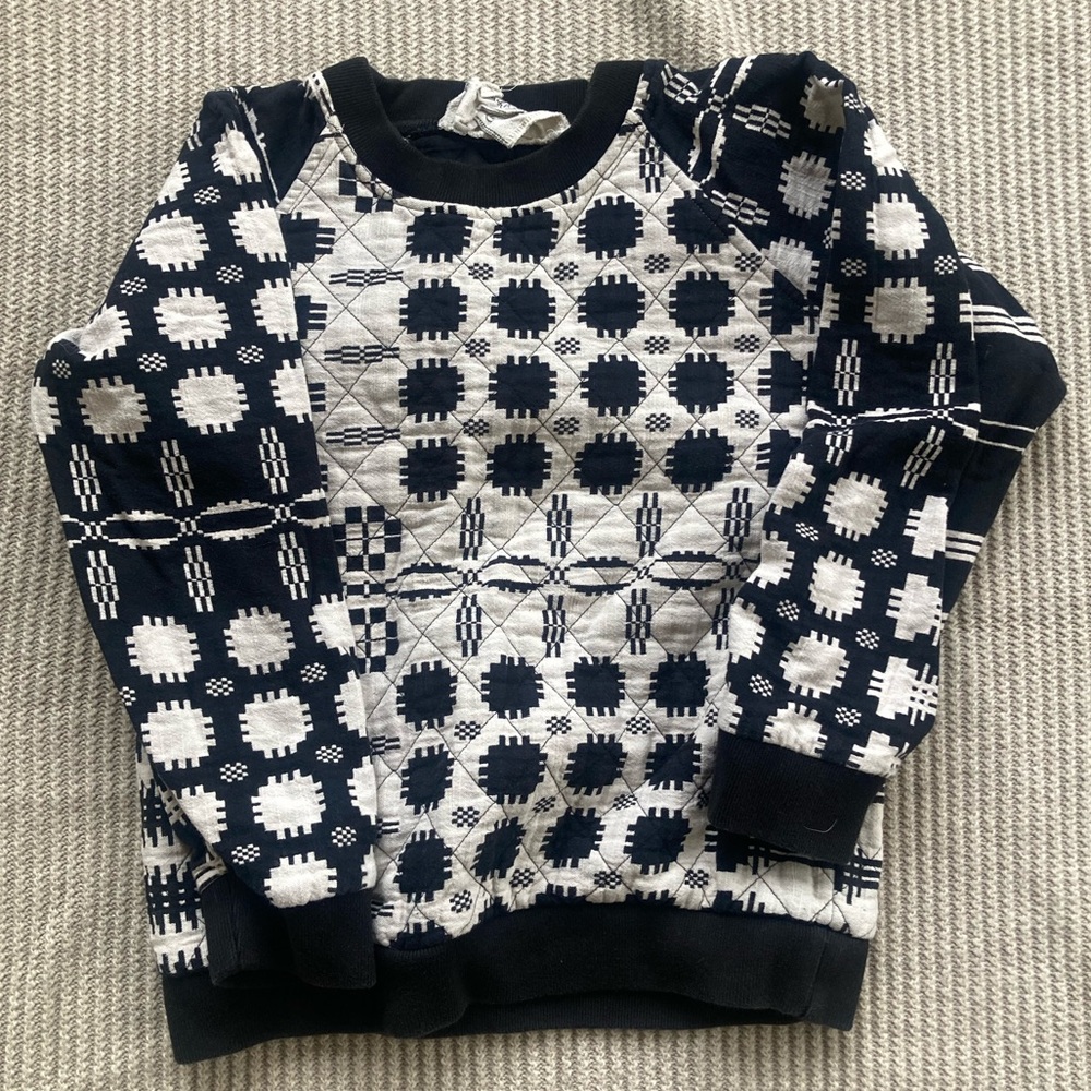 Coverlet quilted sweatshirt